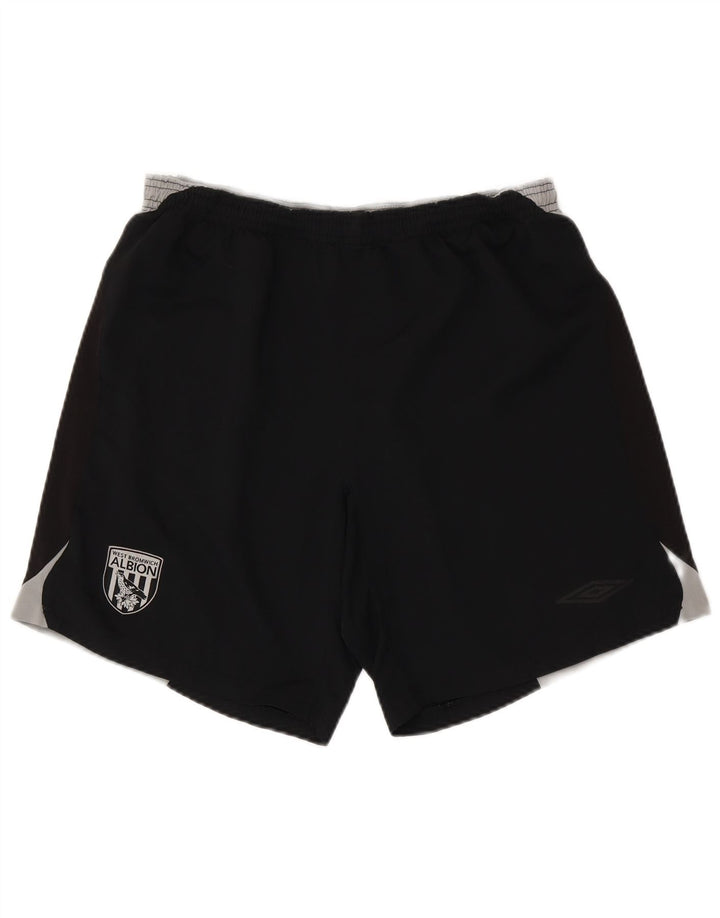 Męskie spodenki sportowe Umbro Graphic XL, czarny, poliester z blokami kolorów