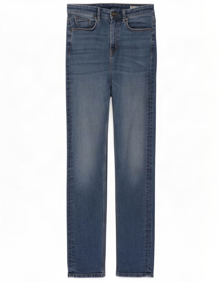 Marks & Spencer Damskie Sienna Straight Jeans UK 12 Medium W30 L31 Niebieski