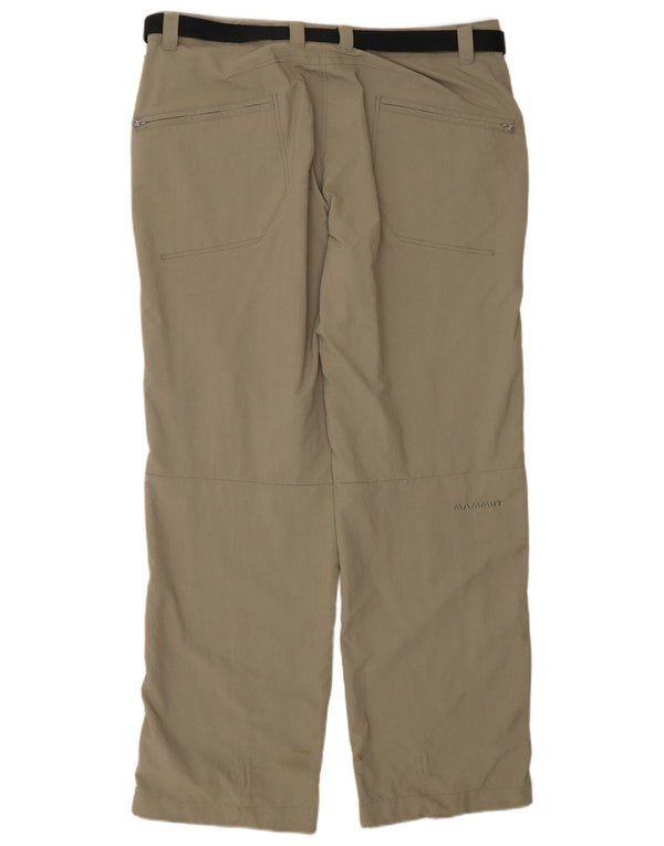 Damskie krótkie spodnie cargo MAMMUT UK 18 XL W36 L31 Khaki