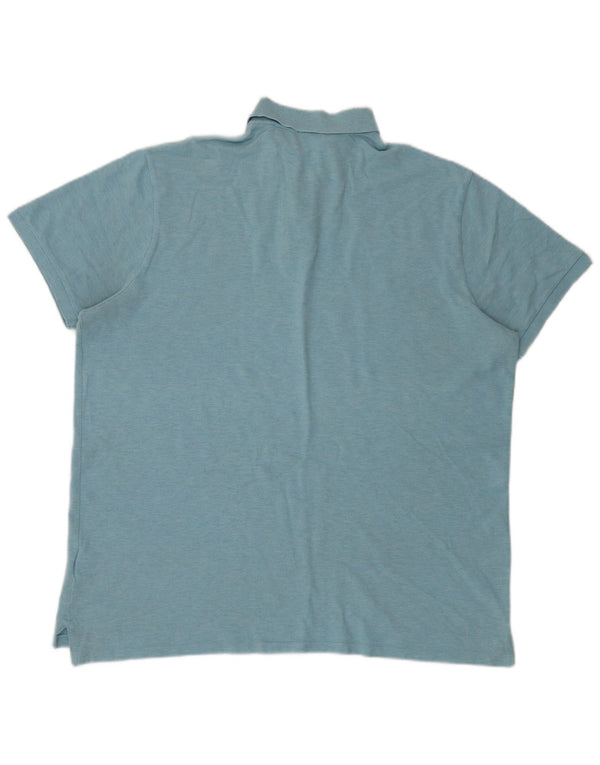 Męska koszulka polo Ralph Lauren o dopasowanym kroju, 2XL, niebieska bawełna