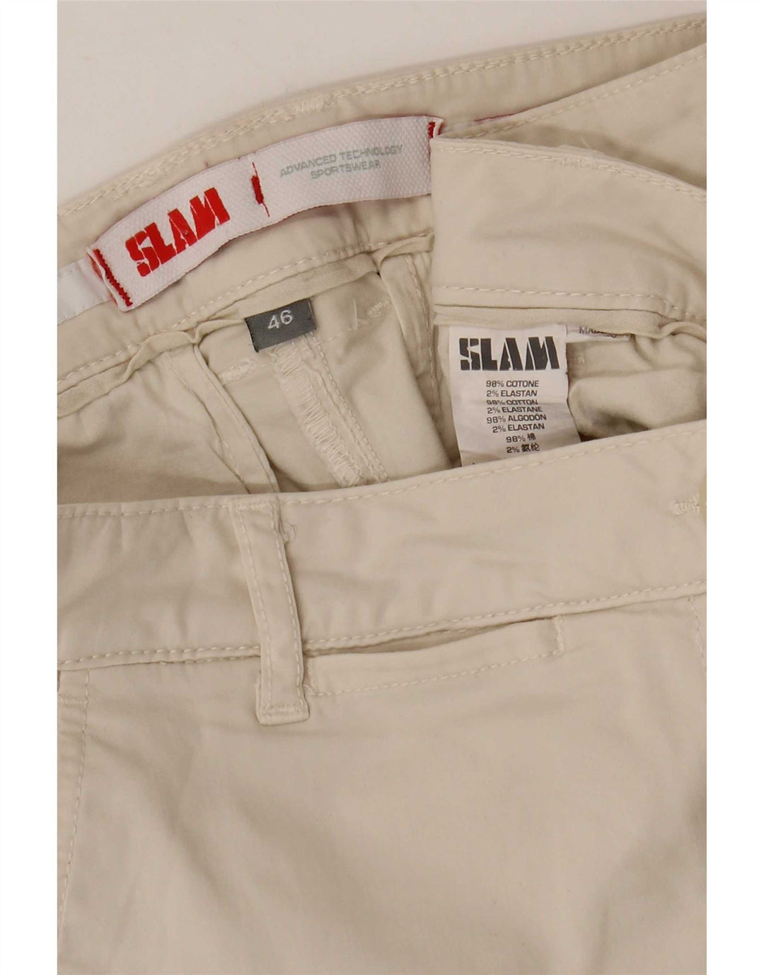 Spodenki Chino damskie Slam IT 46 Large W32 Beżowa bawełna