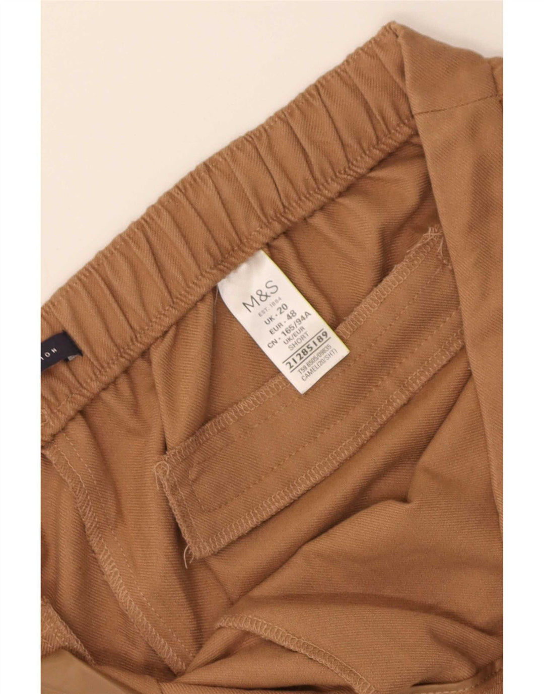 Spodnie damskie Marks & Spencer UK 20 2XL W38 L25 Beżowy Poliester