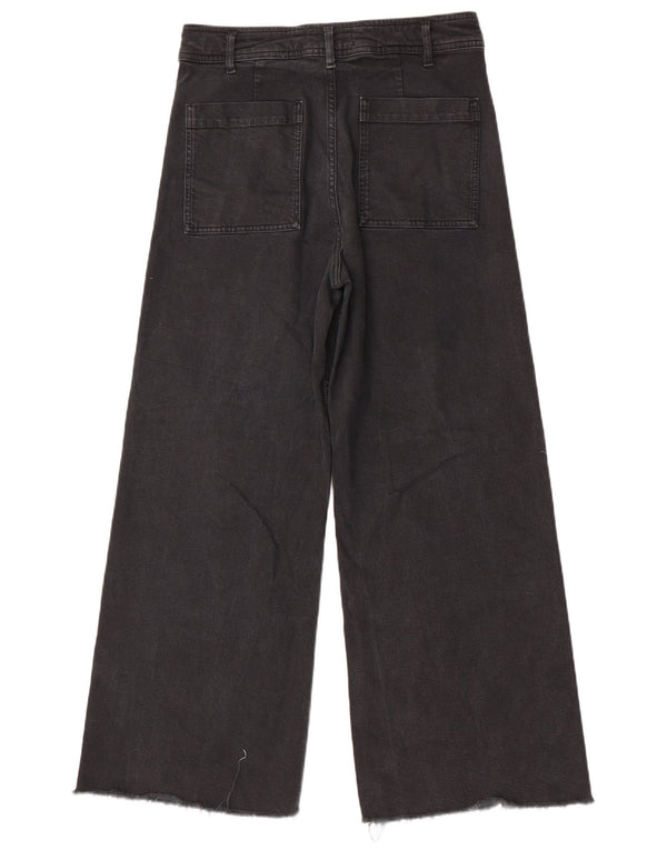 Damskie jeansy Zara The Marine Straight Wide Leg EU 42 Large W32 L29 Black