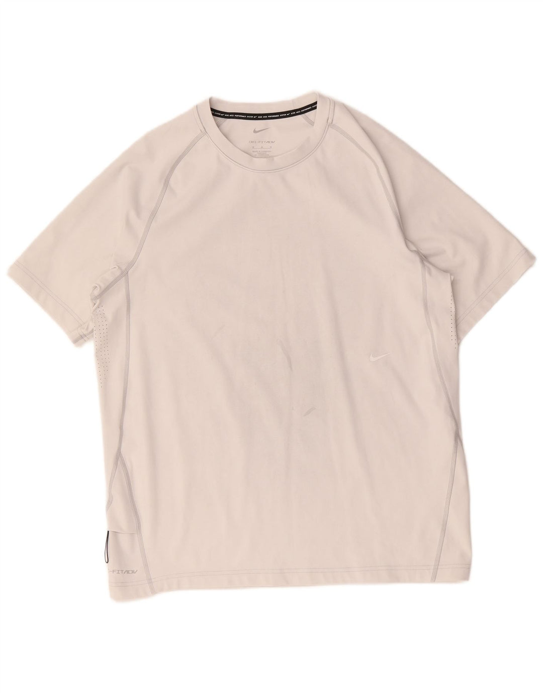 Męski T-shirt Nike Dri Fit Top, średni szary poliester
