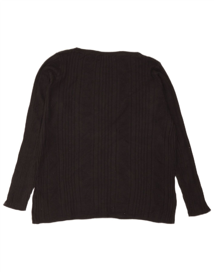 Bluzka damska Marks & Spencer UK 18 XL, czarna wiskoza