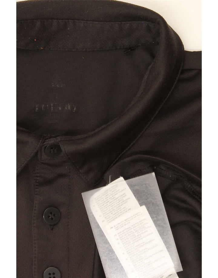 Męska koszulka polo Adidas Climalite XL, czarna, poliestrowa