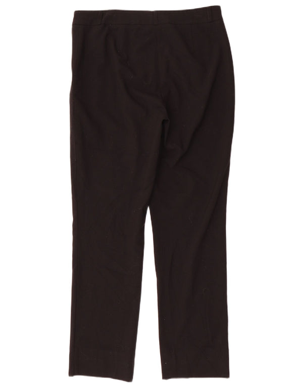 Marks & Spencer Damskie nowoczesne spodnie garniturowe slim UK 12 średnie W32 L29 czarne