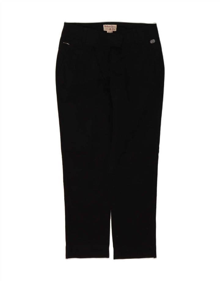 MARLBORO CLASSICS Womens Slim Suit Trousers EU 42 Large W30 L29 Black Vintage Marlboro Classics and Second-Hand Marlboro Classics from Messina Hembry 
