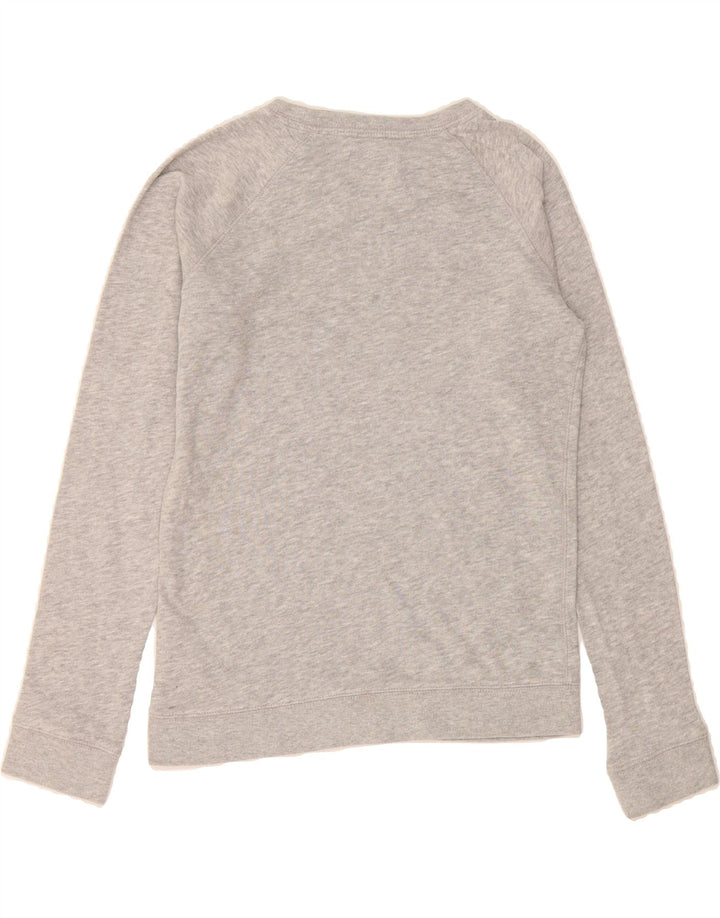 JACK WILLS Womens Sweatshirt Jumper UK 8 Small  Grey Cotton Vintage Jack Wills and Second-Hand Jack Wills from Messina Hembry 