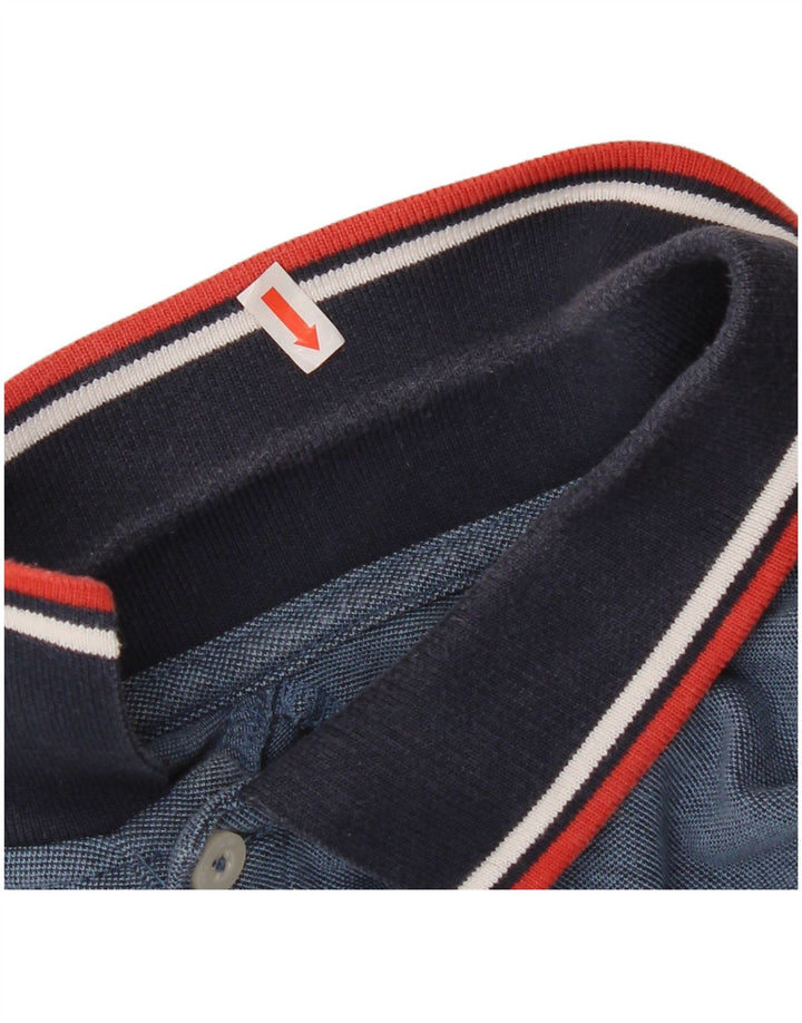 Męska koszulka polo Jack & Jones, bawełniana, w kolorze średnioniebieskim