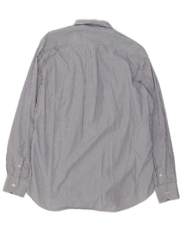 HARMONT & BLAINE Męska koszula o regularnym kroju XL, niebieska, bawełniana w prążki