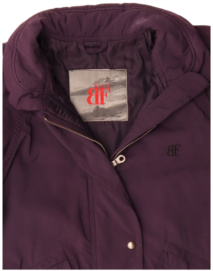 Damska kurtka wiatrówka oversize Belfe & Belfe UK 18 XL, fioletowa, poliestrowa