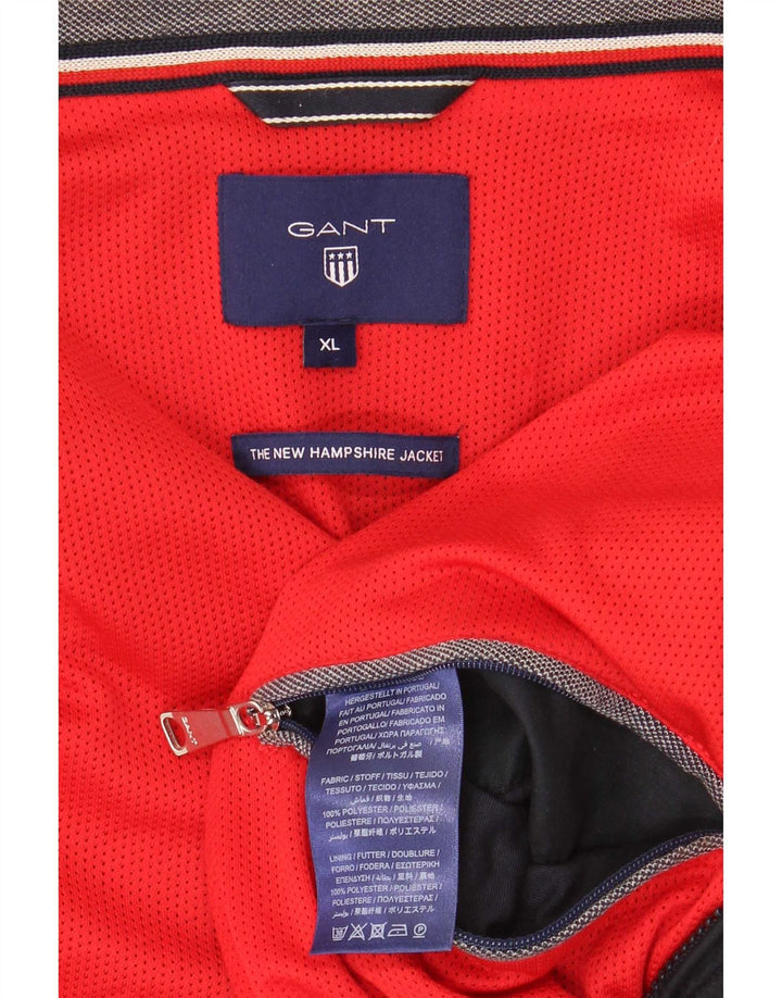 Męska kurtka bomberka Gant UK 42 XL, czarny poliester