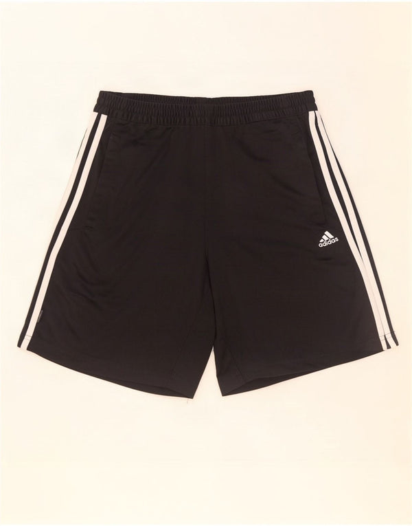 Męskie spodenki sportowe Adidas, małe, czarne, poliestrowe