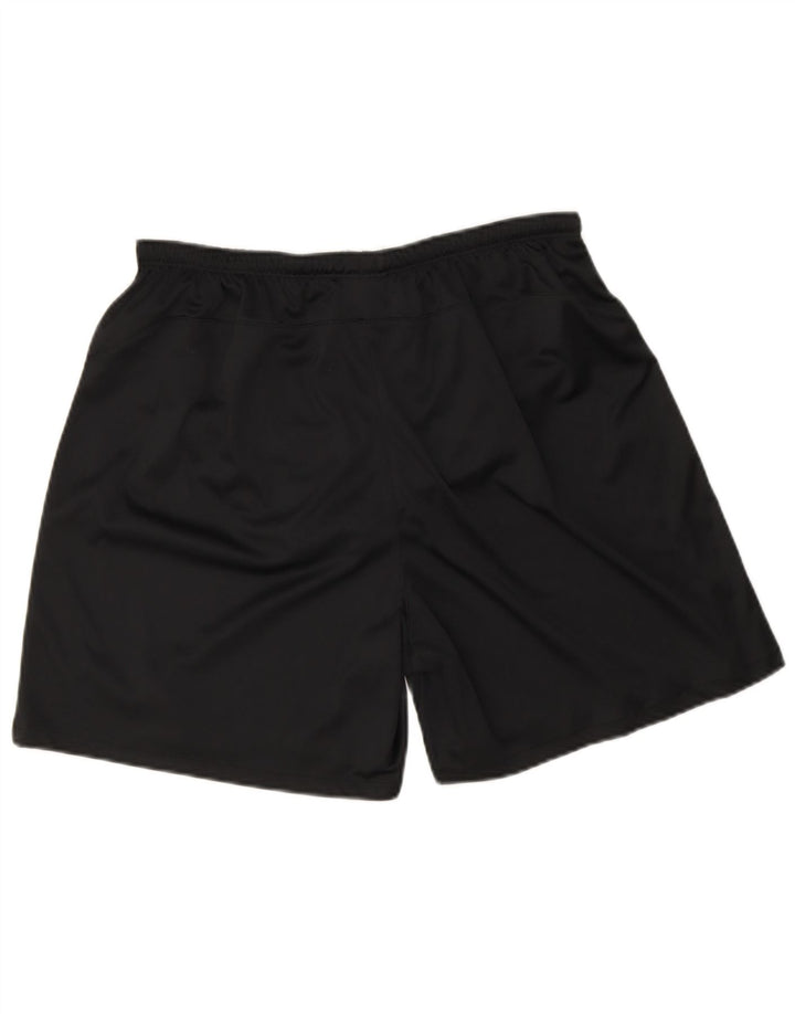Męskie spodenki sportowe Nike Dri Fit, duży czarny poliester z blokami kolorów