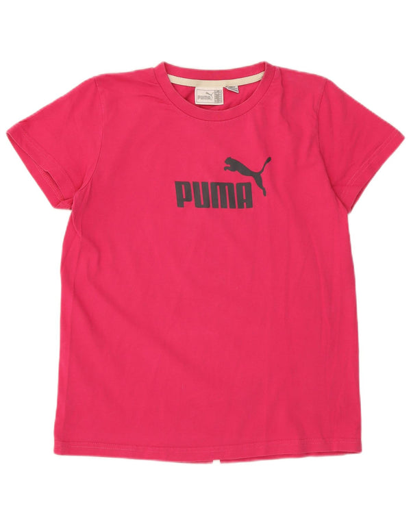 Damska koszulka z grafiką Puma Top UK 12, średni róż