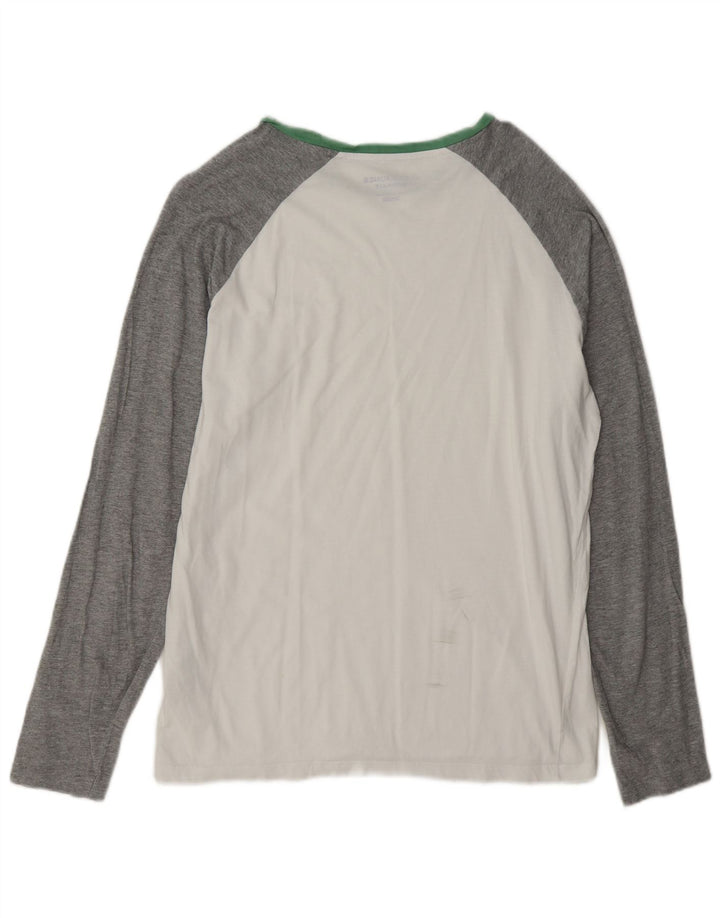 Męski top o regularnym kroju Jack & Jones z długim rękawem i dużym białym blokiem kolorów