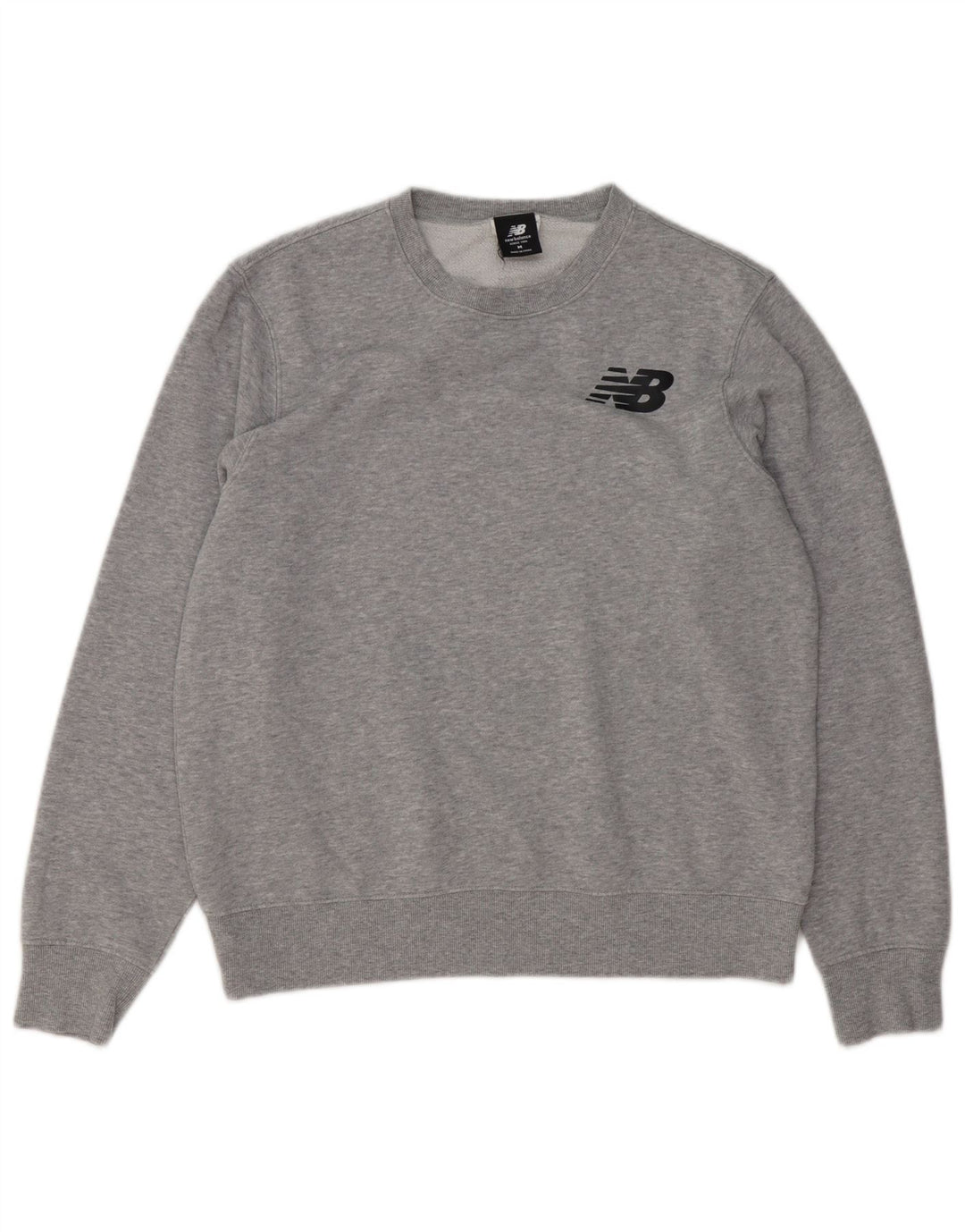 Męska bluza New Balance Sweter Średnioszary, bawełniany nakrapiany