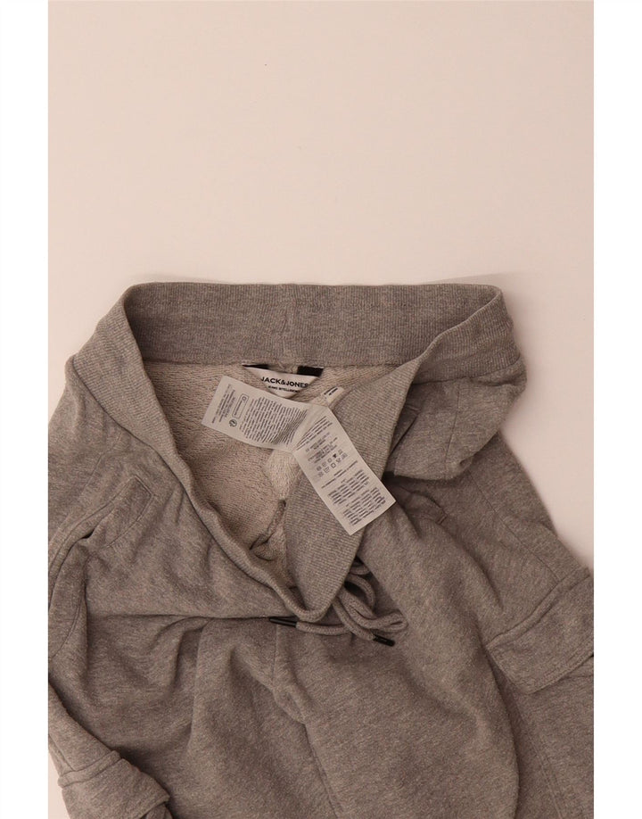 JACK & JONES Mens Cargo Tracksuit Trousers Joggers Large  Grey Cotton Vintage Jack & Jones and Second-Hand Jack & Jones from Messina Hembry 