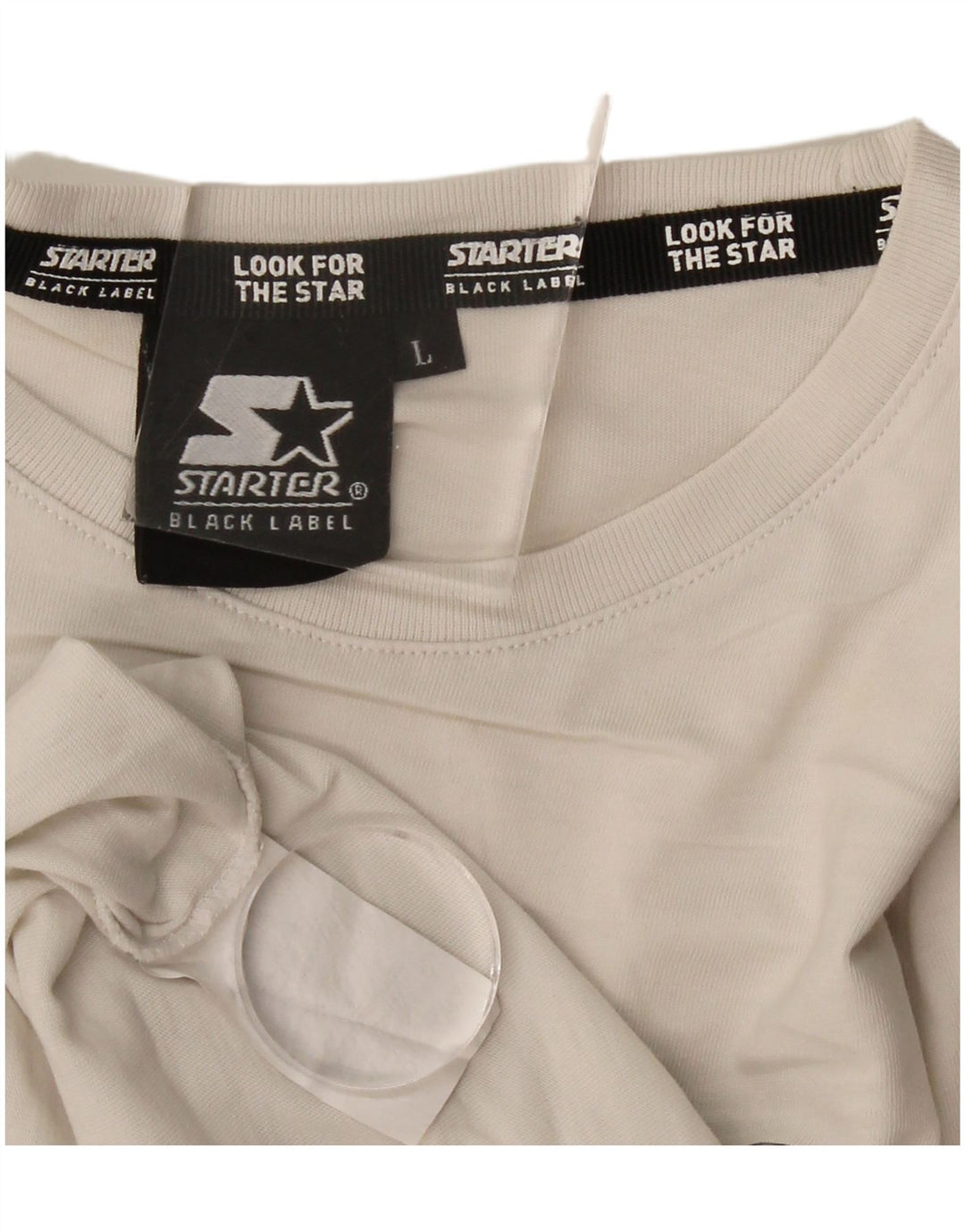 STARTER Womens Graphic T-Shirt Top UK 14 Large White