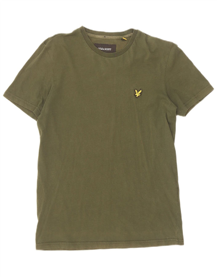 T-shirt męski Lyle & Scott, mały, bawełniany khaki
