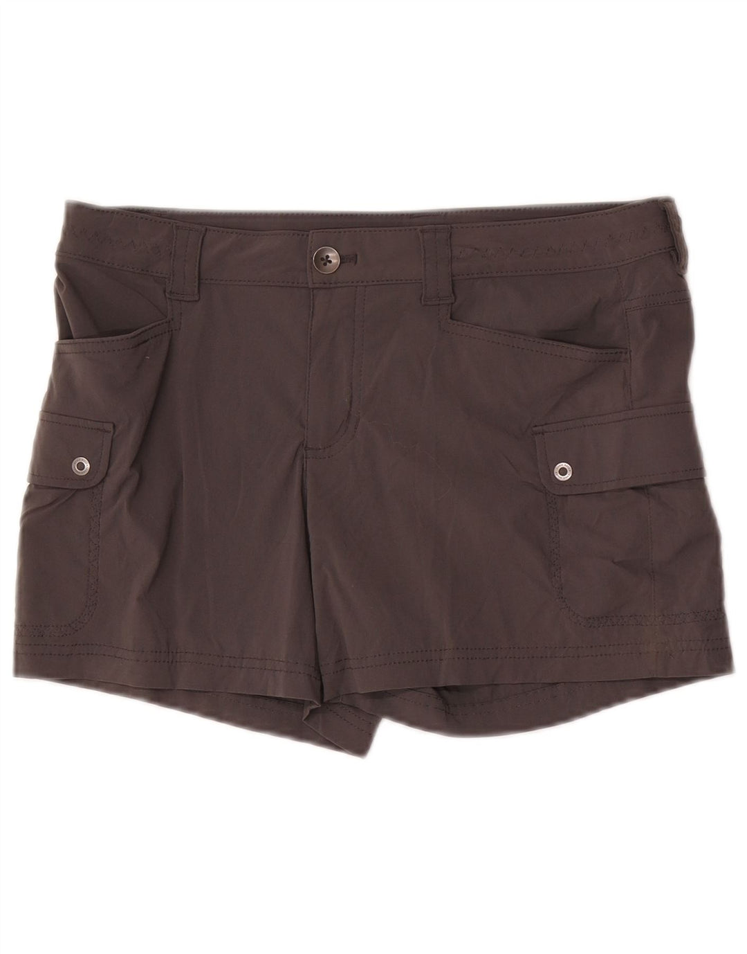 Damskie spodenki cargo Eddie Bauer US 8 Medium W32 Szary nylon