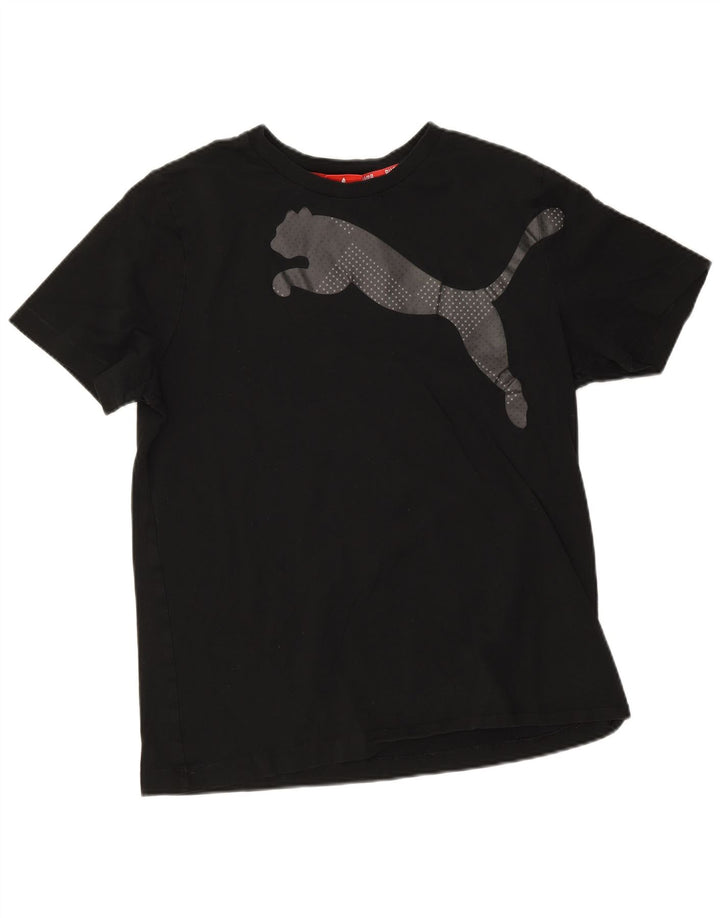Męski T-shirt z grafiką Puma, duży, czarny