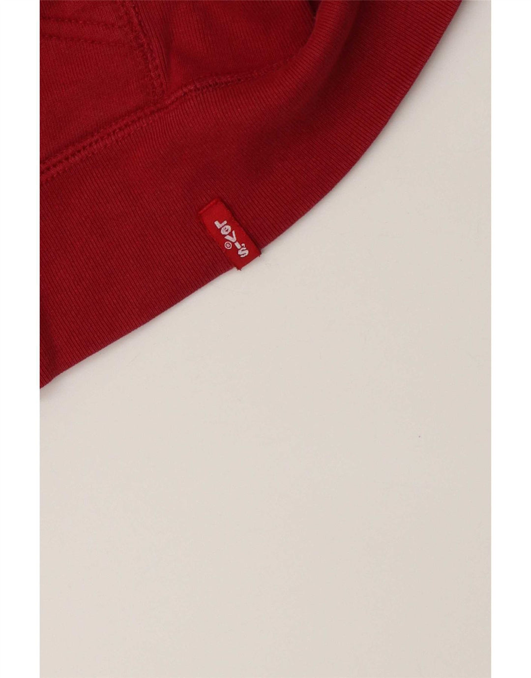 Damski sweter z kapturem i zamkiem błyskawicznym Levi's UK 10 Small Red