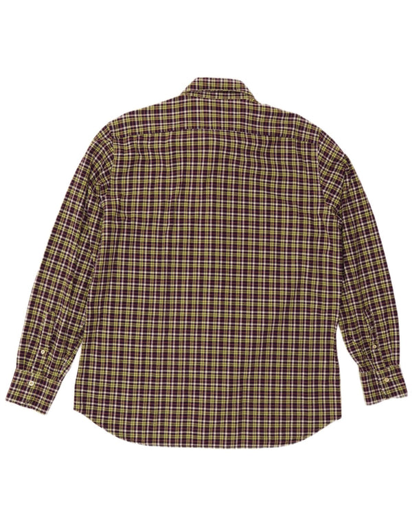 Koszula męska UNGARO rozmiar 43 17 XL fioletowa kratka