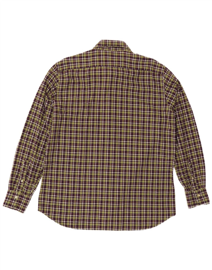 Koszula męska UNGARO rozmiar 43 17 XL fioletowa kratka