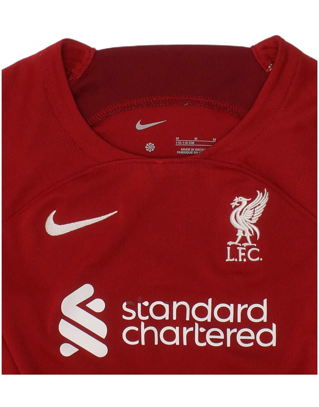 Chłopięca koszulka z grafiką Nike Liverpool Graphic 5-6 lat czerwona