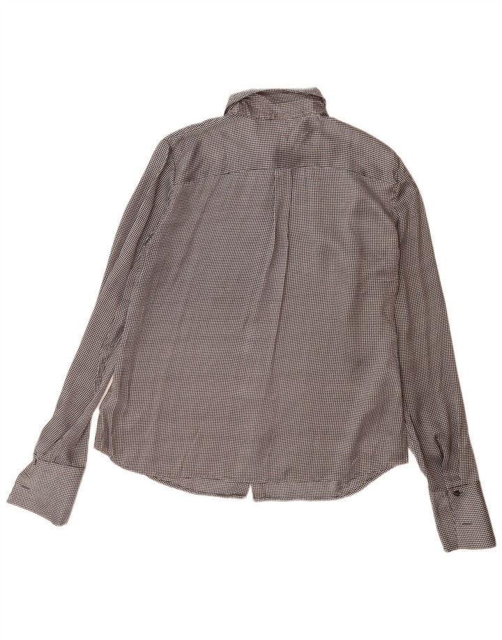 Damska bluzka koszulowa Brooks Brothers 346 US 12, duża, szary poliester