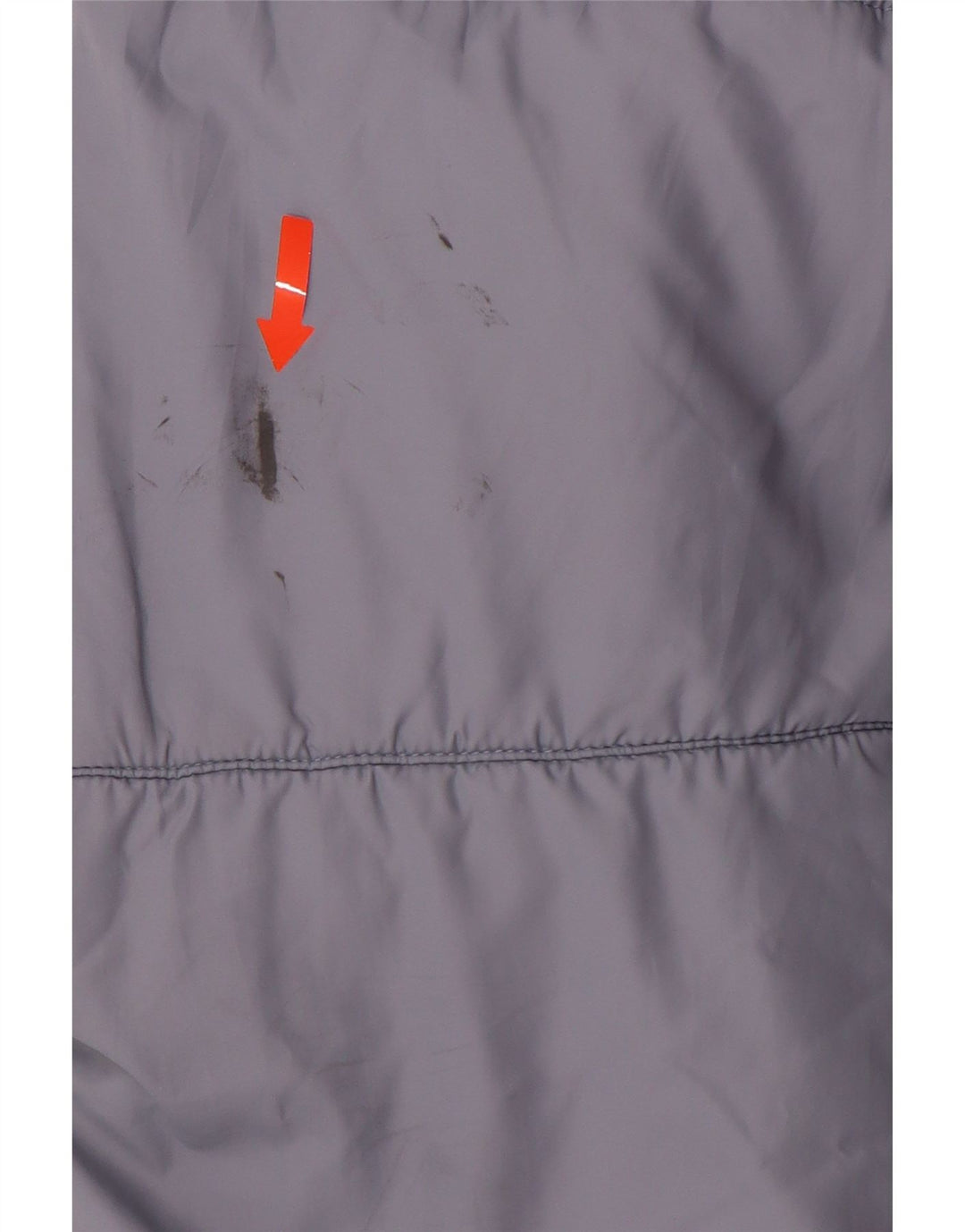 Damska wyściełana kurtka z kapturem i grafiką NIKE UK 18 XL, niebieski poliester