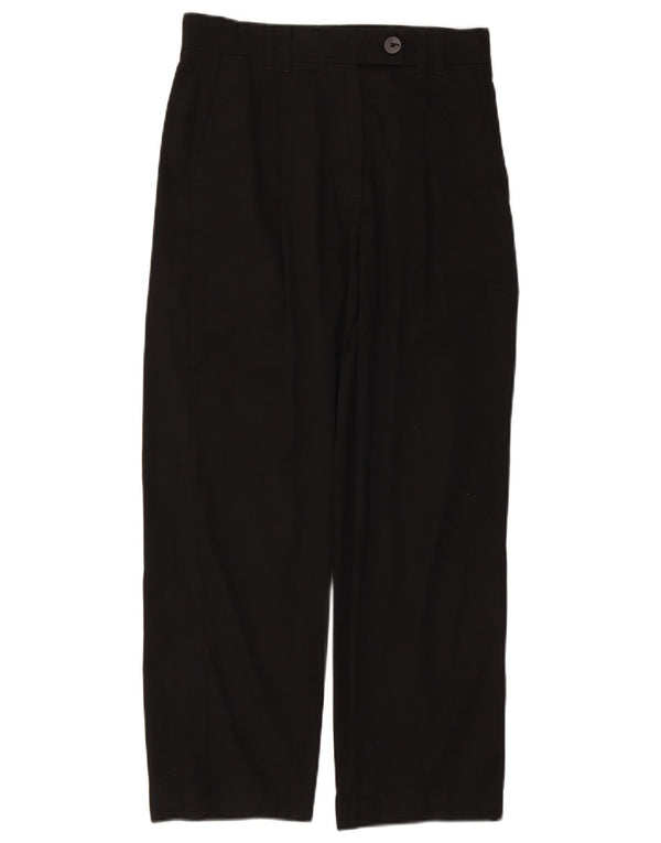 Spodnie Chino MASSIMO DUTTI Damskie Luźny Krój EU 38 Małe W28 L26 Czarne