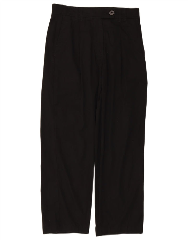 Spodnie Chino MASSIMO DUTTI Damskie Luźny Krój EU 38 Małe W28 L26 Czarne