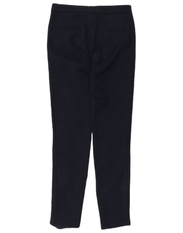 Spodnie damskie Zara Skinny XS Granatowe, bawełniane