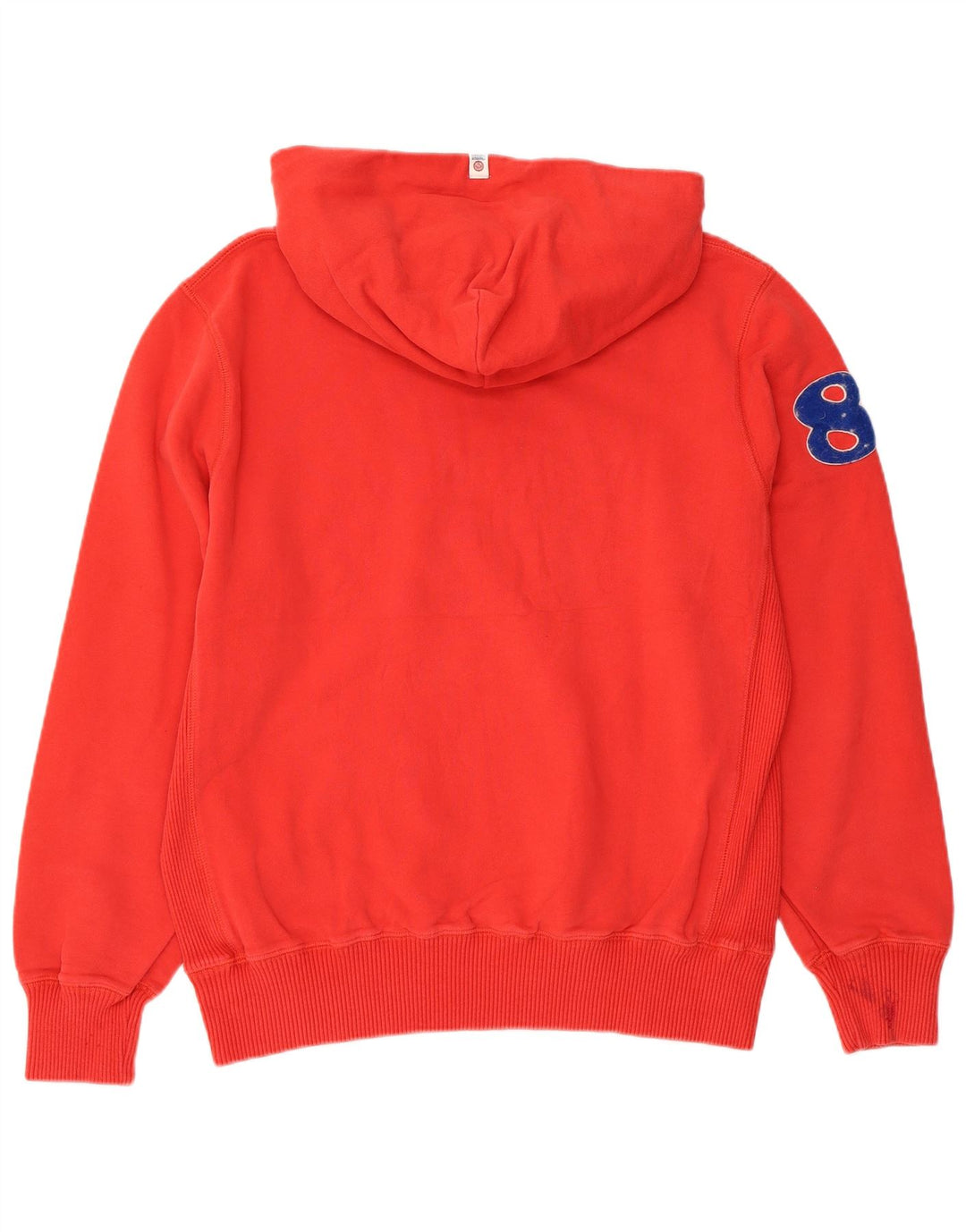 FRANKLIN MARSHALL Damski sweter z kapturem Varsity Graphic UK 18 XL, czerwony, bawełniany