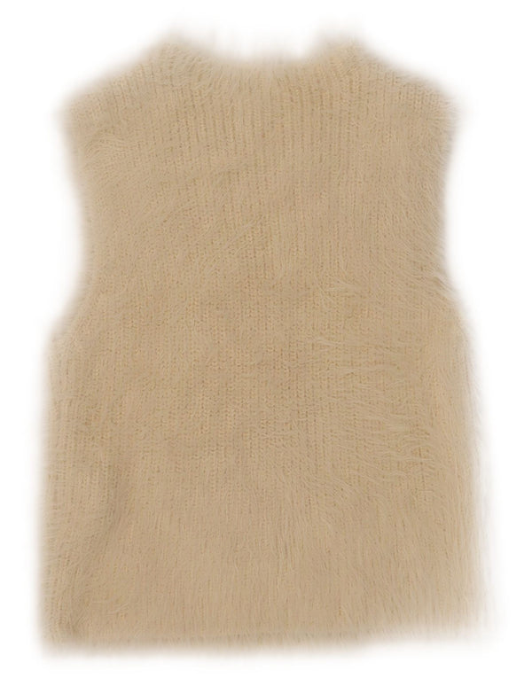 Damski podkoszulek Zara Crop Vest UK 14, duży, beżowy poliamid