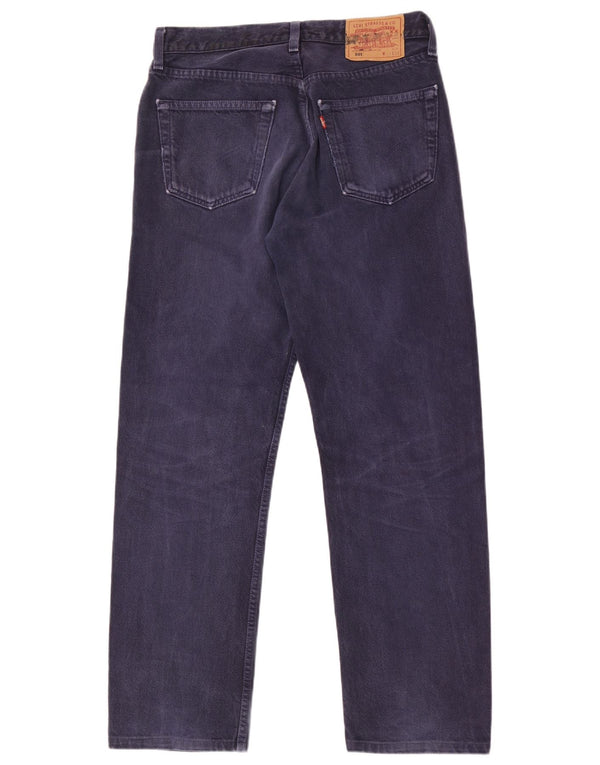 Męskie dżinsy Levi's 501 Straight W33 L31 Granatowa bawełna