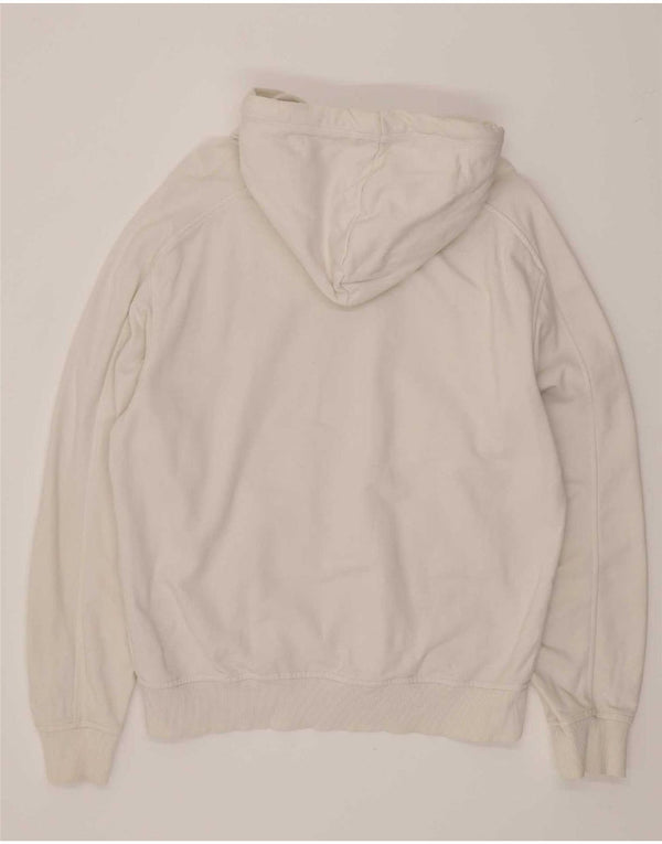Męski sweter z kapturem Calvin Klein Jeans, mały, biały, bawełniany