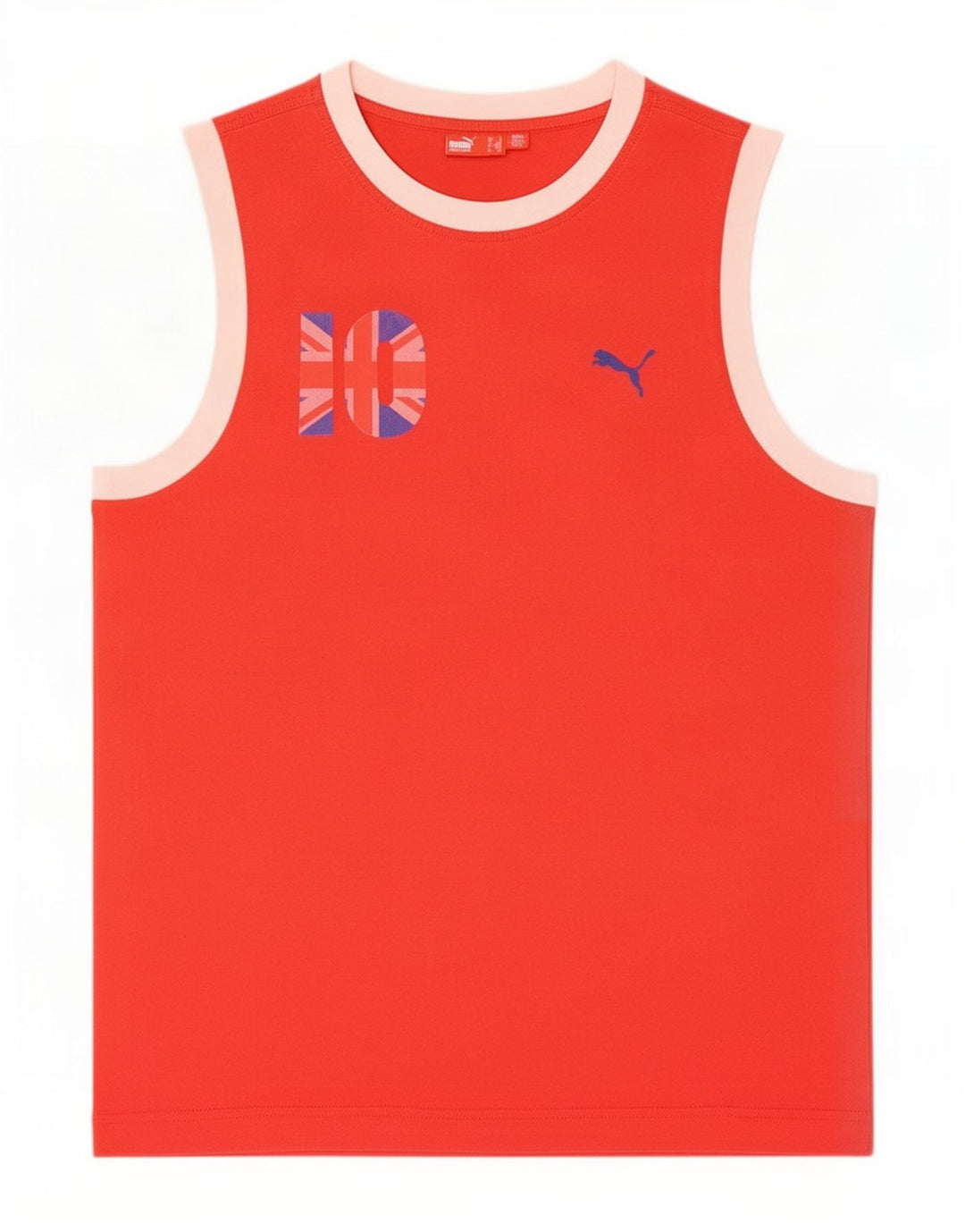 Męska kamizelka Puma Graphic Top w kolorze średniej czerwieni