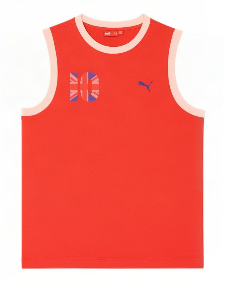 Męska kamizelka Puma Graphic Top w kolorze średniej czerwieni