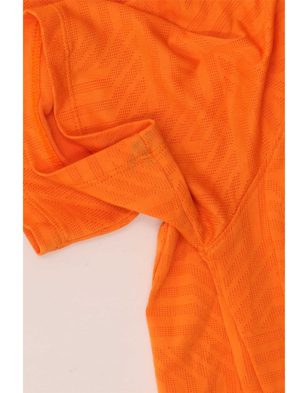 Under Armour Męski T-shirt Top Mały, pomarańczowy, geometryczny poliester