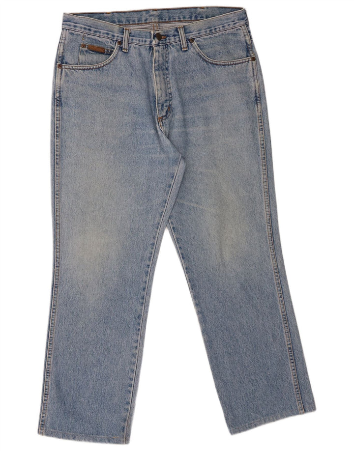 Męskie jeansy Wrangler Texas Straight W35 L27 Niebieskie, bawełniane