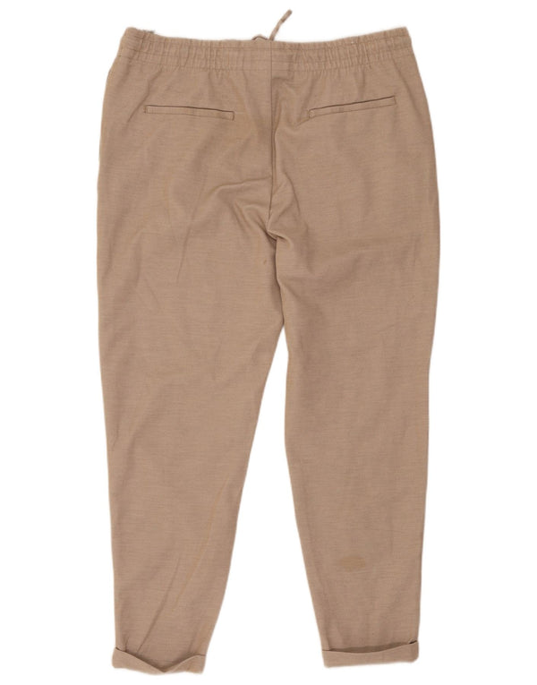 Krótkie spodnie damskie Zara XL W34 L26 Beżowy poliester