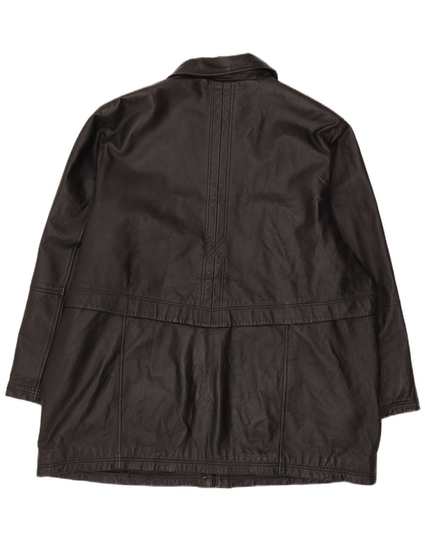 Canda Męska kurtka skórzana IT 52 XL Czarna skóra