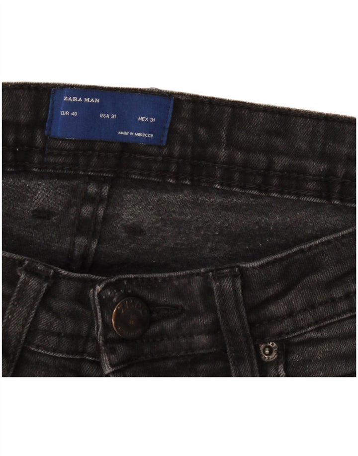 Męskie jeansy slim fit Zara EU 40 Medium W31 L30 czarne