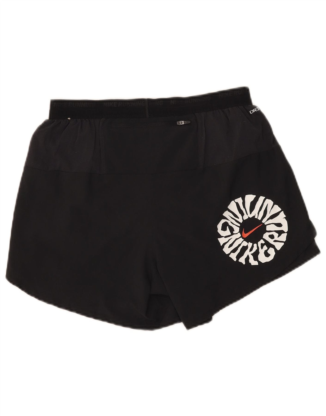 Damskie spodenki sportowe Nike Dri Fit Graphic UK 14, średni czarny poliester