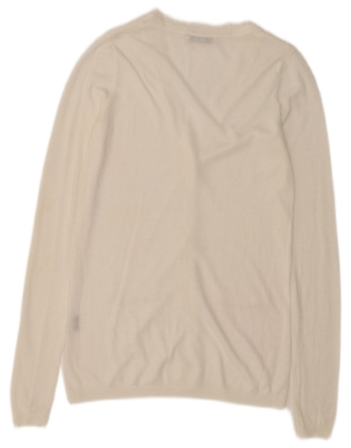 Sweter damski Zara Cardigan UK 10 Small White