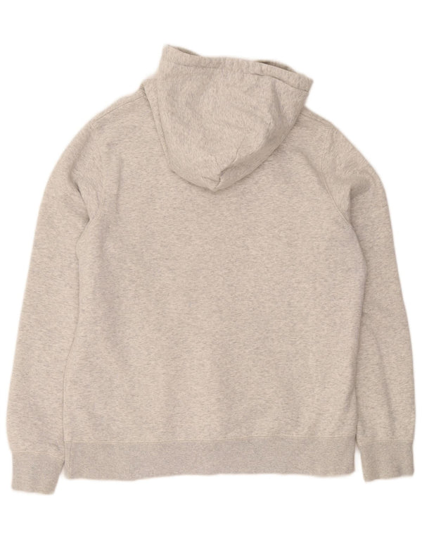 Damska bluza z kapturem Jack Wills z grafiką UK 16, duża, szara, nakrapiana bawełna